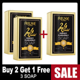 AILKE 24K Gold Flawlessly Skin Care Set, Whitening, Reduces Dark Spots, Pigmentation, Wrinkles, Moisturizes, For All Skin Types