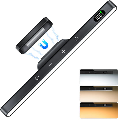 WILLED Touch Table Lamp Lâmpada de mesa magnética Bulit-in 2500mAh Bateria para armário de leitura Espelho de cabeceira Luzes noturnas recarregáveis