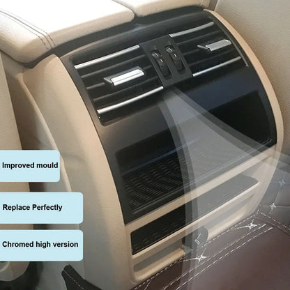 RHD Right Hand Driver Chromed Air Conditioner Ac Vent Outlet Grille Replacement For BMW 5 Series F10 F11 F18 520 523 525 528 530