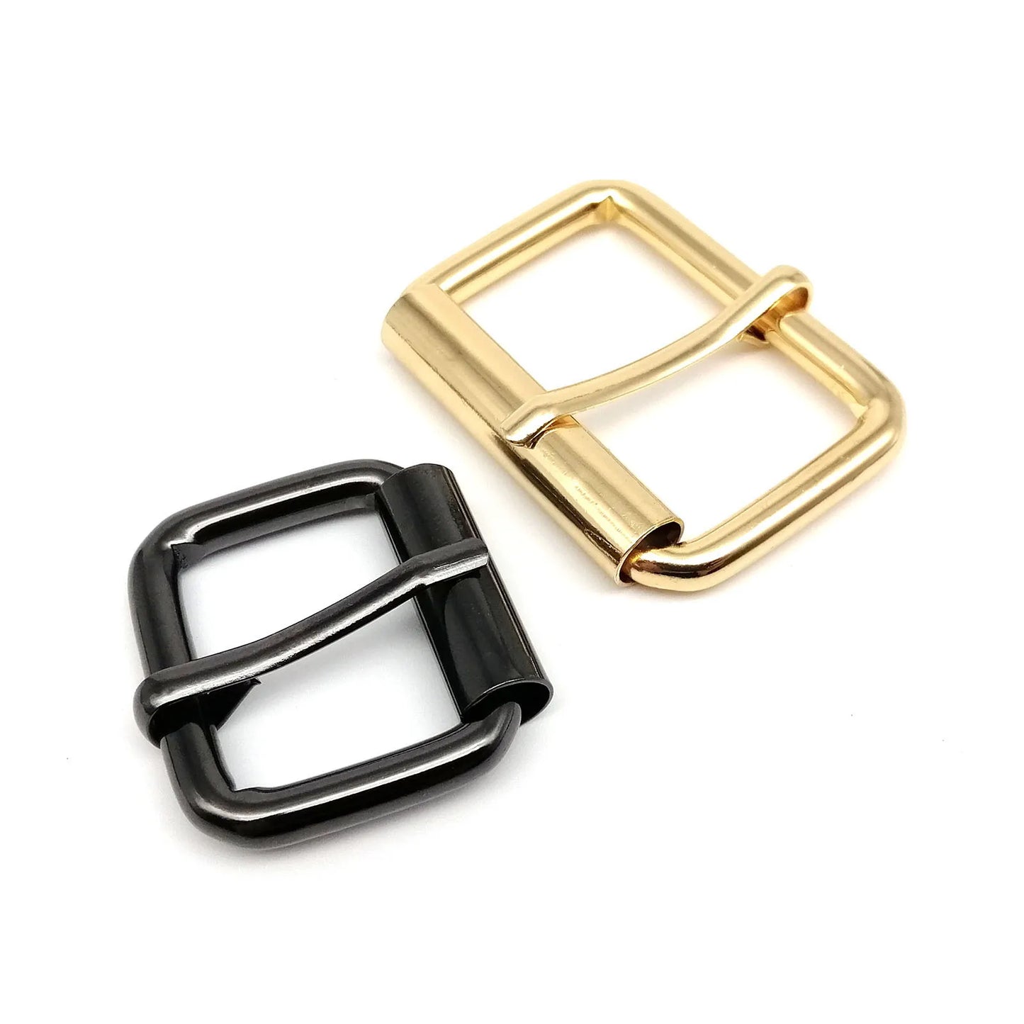 5pcs High Quality Thickened Leather Hand Bag Backpack Shoe Strap Belt Dog Collar Chain Rectangle Ring Adjust Roller Pin Buckle