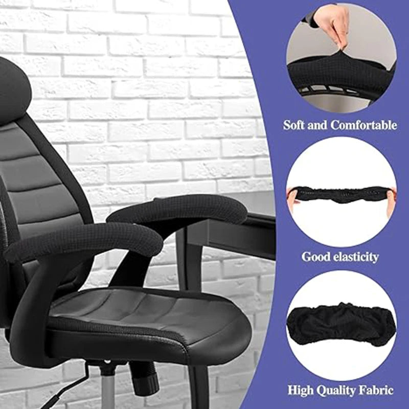 Waterproof for Office Home Stretch Chair Armrest Covers High Quality Computer Chair Elbow Arm Rest Protector Dustproof