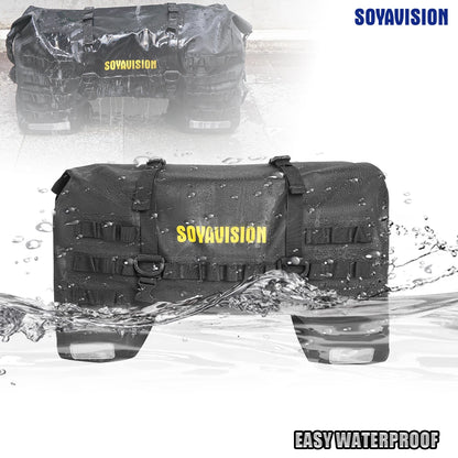 SOYAVISION 20L 50L 70L 80L 100L Motorcycle Waterproof Tail Bag Travel Outdoor Luggage Bag Motorcycle Seat Bag