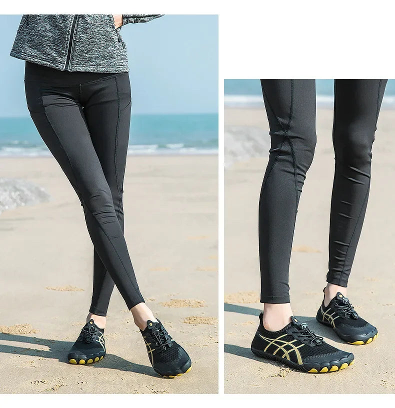 New Men's Hiking Sport Shoes Deep Squat Fitness Shoes Fishing Swimming Wading Shoes Surfing Diving Beach Five-Finger Shoes