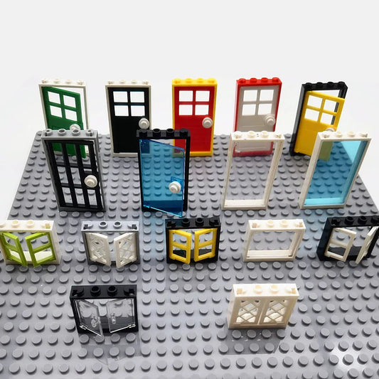 Bloques de construcción MOC House Doors Windows, piezas City Friends, bloques, juguetes compatibles, bloques clásicos, juguetes para niños, ladrillos, regalos