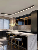 Modern Long Strip Ceiling Light Surface Mounted Minimalist Aisle Lamp Living Room Bedroom Kitchen Home Office LED Lighting