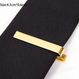 New Tie Clips for Men's Metal Necktie Bar Dress Shirts Tie Pin for Wedding Ceremony Metal Silver Color Tie Clip Man Accessories