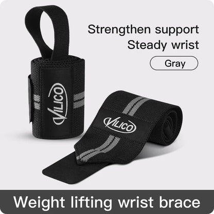 Premium Wrist Support Fitness Pulseiras, Proteja Gym Workouts, Ideal para Intense Bench Press, Deadlift, Proteja seu pulso, 2 pcs