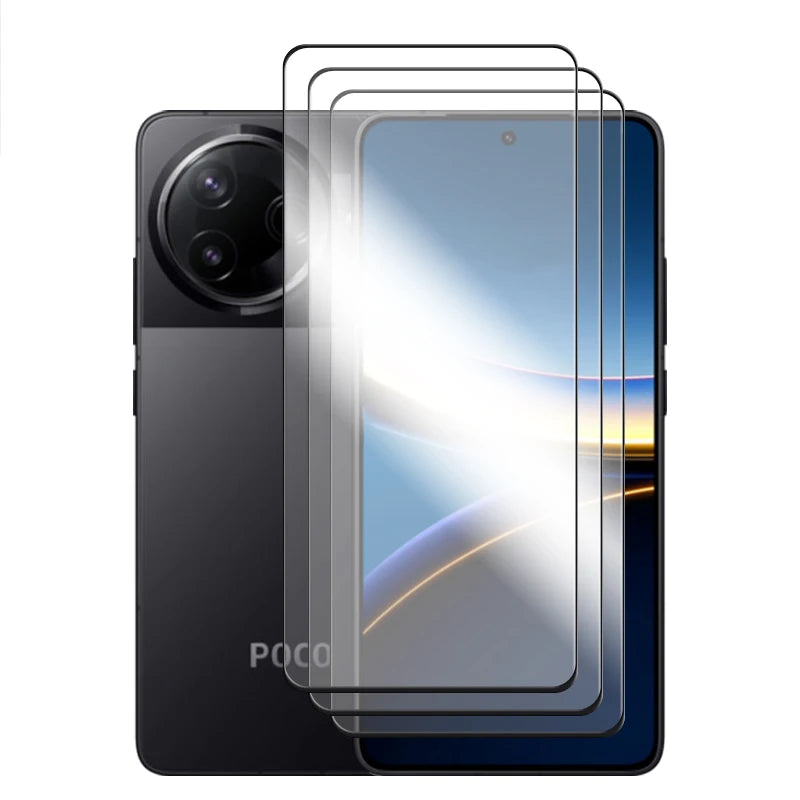For POCO F7 Ultra Glass For Poco F7 Pro Tempered Glass 2.5D Full Cover Glue HD Screen Protector For Poco F7 Pro Ultra Lens Film