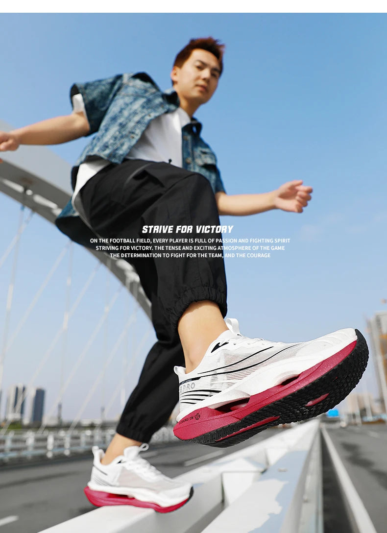 2025 New Men's Sneakers Thick Bottom Cushioning Running Shoes Athletic Training Carbon Plate Jogging Shoes Women's Tennis Shoes