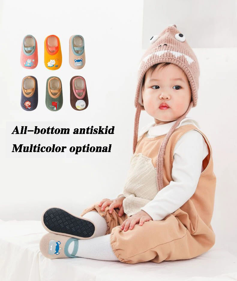 Baby Non-slip Socks Children Indoor Warm Floor Shoes Boys and Girls Toddler Shoes Amusement Park Kindergarten Non-slip