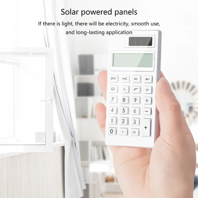 12Digits Calculator Student Calculator Thin and Small Solar Calculators T5EE