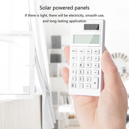 12Digits Calculator Student Calculator Thin and Small Solar Calculators T5EE