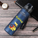 Anime Pokemon Portable Plastic Water Bottle 560ML Ash Ketchum Pikachu High Capacity Insulation Outdoor Water Cup for Kids Gift