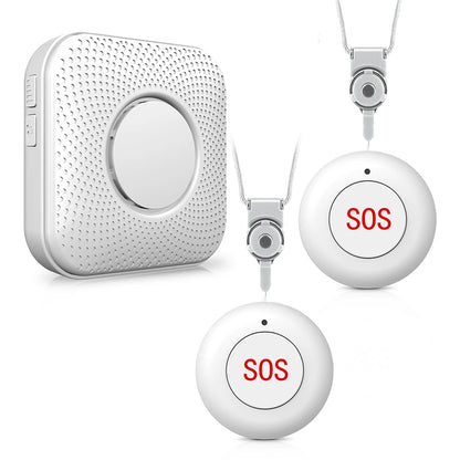 Emergency Button Wireless Remote Call SOS Button 433MHz Caregiver Pager Home Secure Alarm System For Patient Elderly