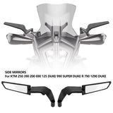 Motorcycle Accessories Mirrors Stealth Winglets Mirror To Rotate Adjustable Mirrors For YAMAHA MT 03 07 09 R1R3R7 XMAX KTM BMW