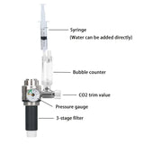 Aquarium CO2 Generator system Kit Stainless Steel CO2 Cylinder Generator System Carbon Dioxide Reactor Kit For Plant Fish