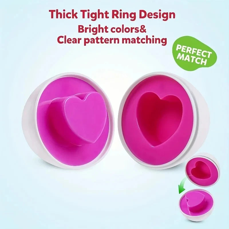 Eggs Screws 3D Puzzle Montessori Learning Education Math Toys Kids Shape Match Smart Game For Children Educational Easter Gifts