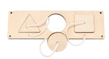 Kindergarten Montessori Wooden Busy Board Castle Gear Crocodile Zippers Geometric Jigsaw Puzzles Montessori Toy Educational Toys