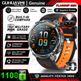 2026 New T-Rex3 Pro 1100mAh Battery Smart Watch GPS path 5ATM Waterproof Sports Run tracker Outdoors Compass Military Smartwatch