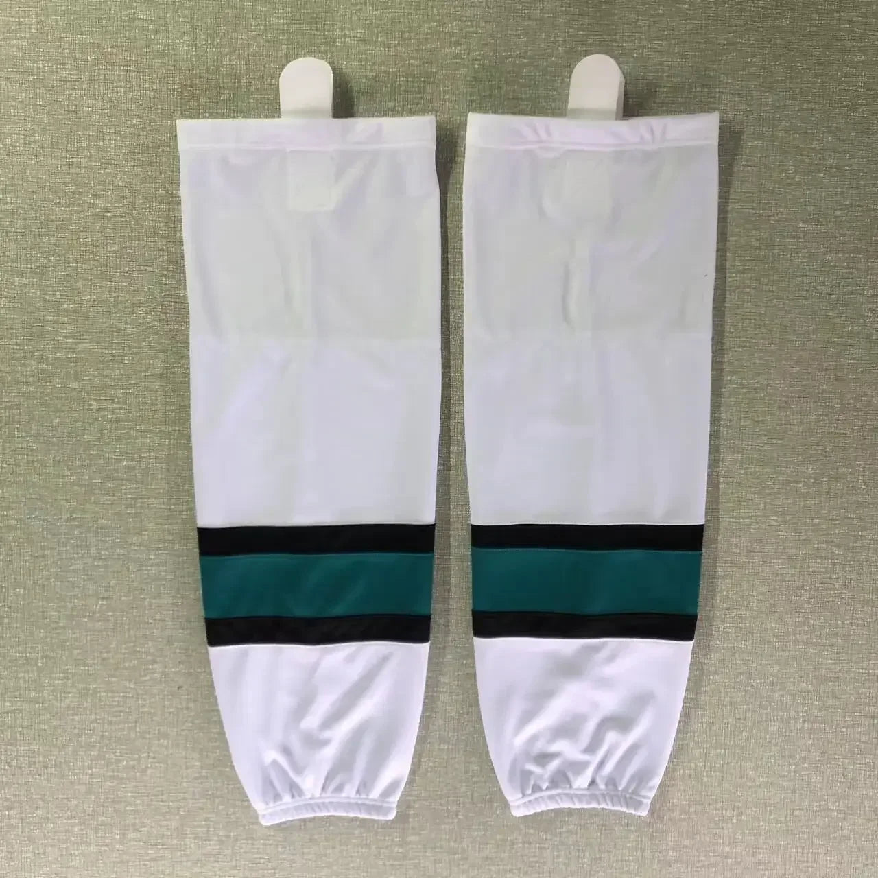 1 Pair Multiple Colors Knit Ice Hockey Socks 100% Polyester Team Training Socks Practice Socks Hockey Equipment Sports Sock