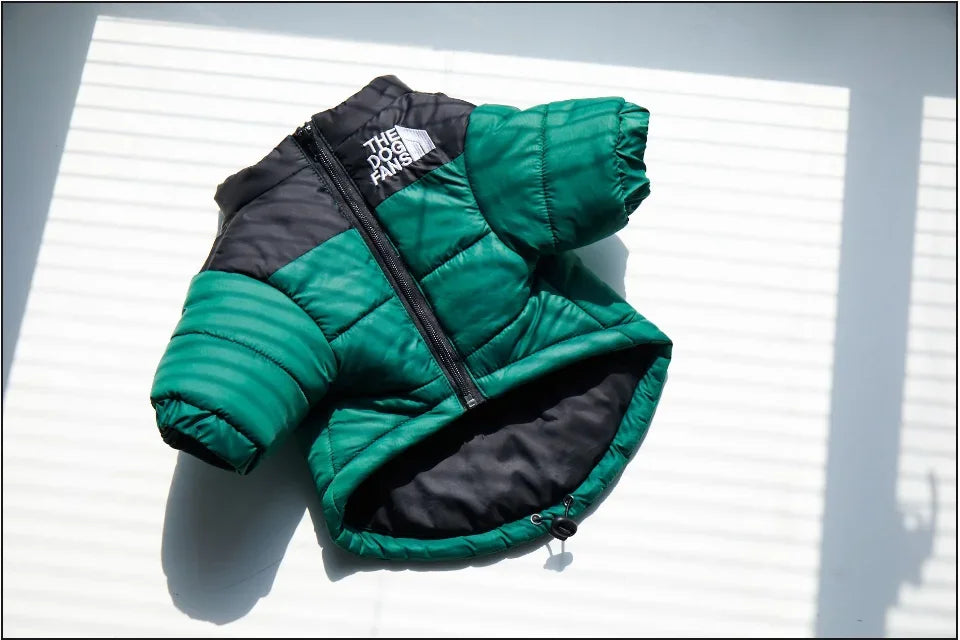 Puppy Coat Dog Down Jacket The Dog Fans Winter Pet Clothes for Small Medium Dogs Warm Thick Dog Vest French Bulldog Dropshipping
