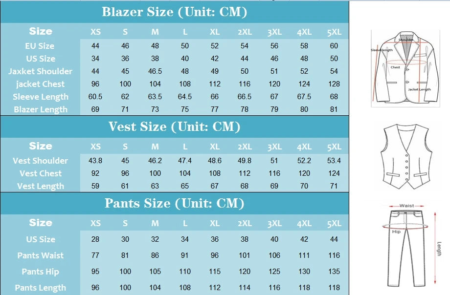 Pink Luxury Men Suits 2024 Terno Slim fit 3 Piece Jacket Pant With Vest Groom Wedding Tuxedo Costume Homme Formal Occasion Terno