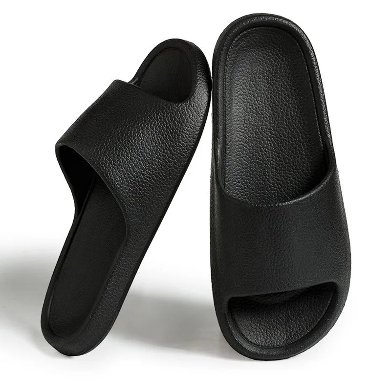 Summer Fashion Slippers Women's Shoes Cloud Slippers For Men Home Flat Sandals Massage Flip Flops Couples Bathroom Indoor Slides