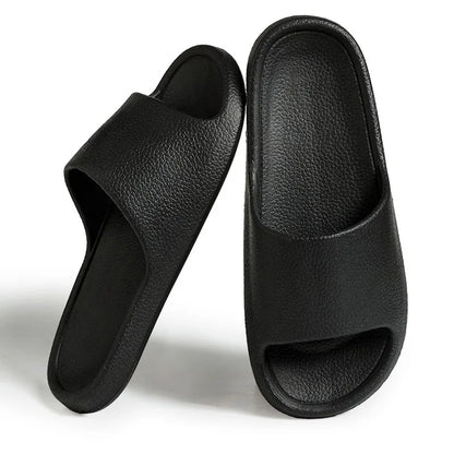 Summer Fashion Slippers Women Shoes Cloud Slippers For Men Home Flat Sandals Massage Flip Flops Couples Bathroom Indoor Slides