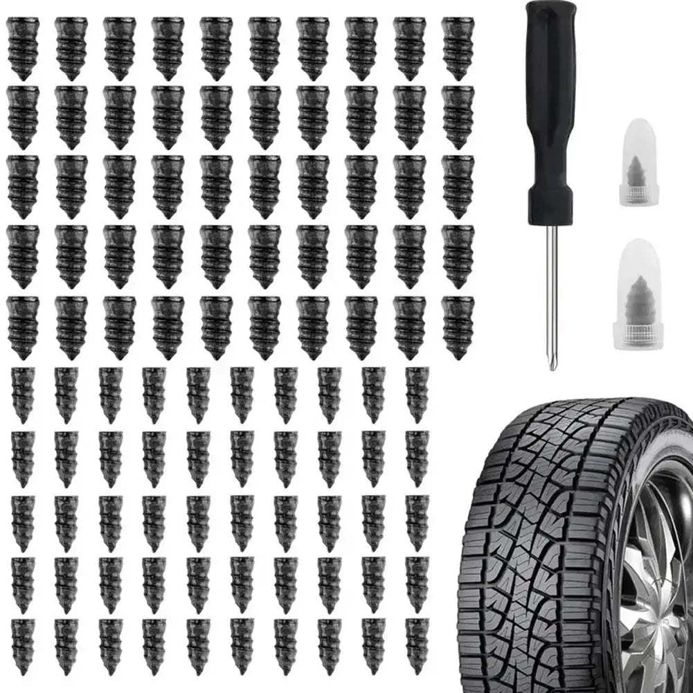 Car Vacuum Tire Repair Nail Tire Repair Tool Set Cars Truck Rubber Tire Puncture Motorcycle Repair Glue Nails