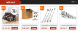 Folding Dining Table Slides Cabinets Aluminum Slide Rails Kitchen Telescopic Flat Push Hidden Table Hardware Accessories