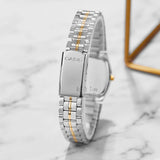 Relógio feminino Casio LTP 1169 bicolor quartzo a prova de agua 30m