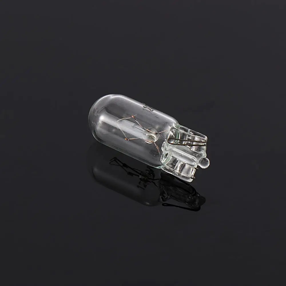 10pcs/set 5W T10 W5W 194 168 Width Lamp License Plate Lights Signal Light Halogen Bulbs