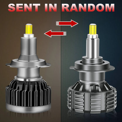 72 CSP 3D 360 H7 Led Canbus Car Headlights Bulbs H9 H8 H11 H4 H1 HB3 9005 HB4 9006 800W Automotive Fog Lights Turbo Mini Lamp 2x
