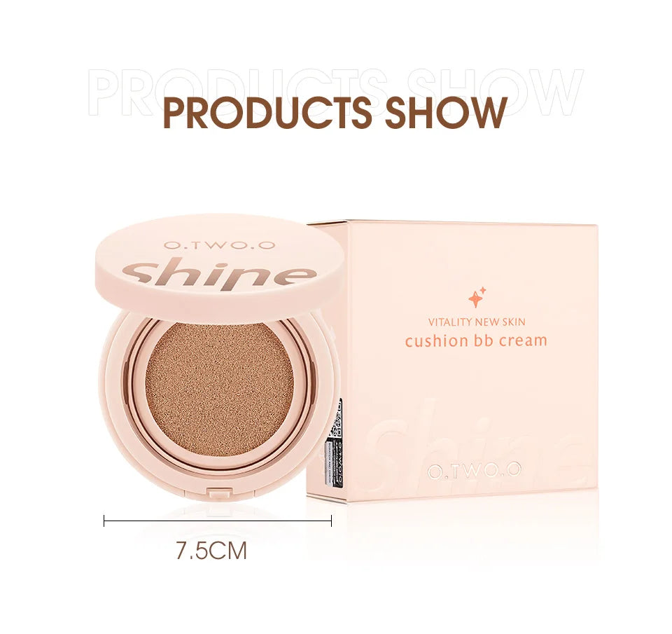 Wholesale O.TWO.O Air Cushion BB Cream 3 Colors Fuller Coverage Waterproof Long-lasting Concealer Cushion Compact Face Makeup