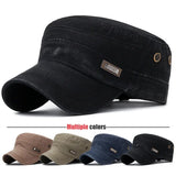 Military Cadet Flat Cap Fashion Clothes Adjustable Snapback Hat Unisex New Fashion Classics Outdoor Casual Sport Baseball Cap