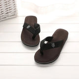 Men's Casual Flip Flops Fashion Beach Shoes Men Summer Non-Slip Flat Slides Men's Slippers Indoor House Shoes Man Male Slipper