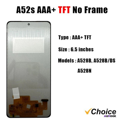 New Super AMOLED For Samsung A52s 5G LCD Touch Screen Digitizer Assembly Display For SAMSUNG A528 LCD Display