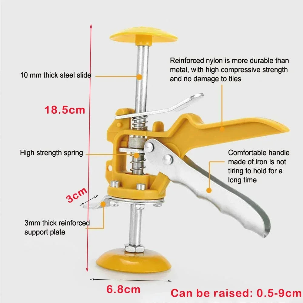 1-6PCS Tile Height Adjustment Wall Tile Ceramic Height Locator Adjustment for Tile Fixing Leveling System Hand Construction Tool