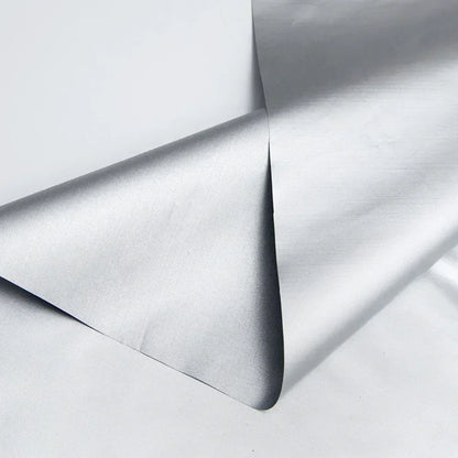 Easy Install Sunscreen Protection Thermal Insulation Curtain with Hook Silver Coated Fabric Shade Cloth Home Office Decoration