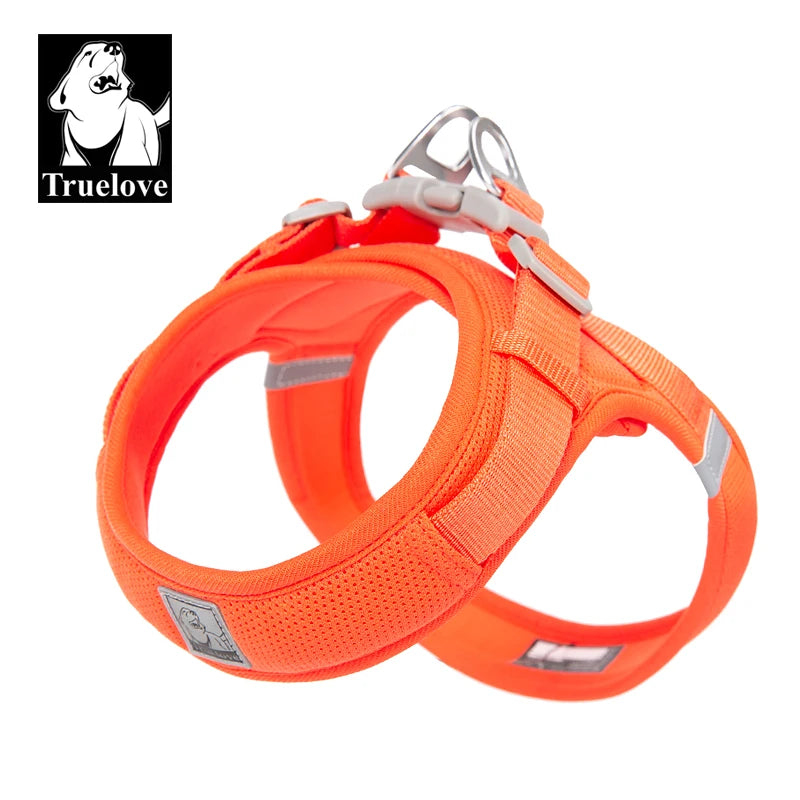Truelove Pet harness For small and medium Dog Breathable Nylon Mesh Outdoor Training Adjustable Chest Heavy Duty TLH3013