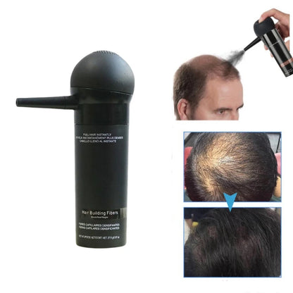 Queratina Fibras Spray para o crescimento do cabelo, Corretivo Fino Instantâneo, Pós De Construção, Produtos Para Perda De Cabelo, Corretivo De Peruca, 27.5g