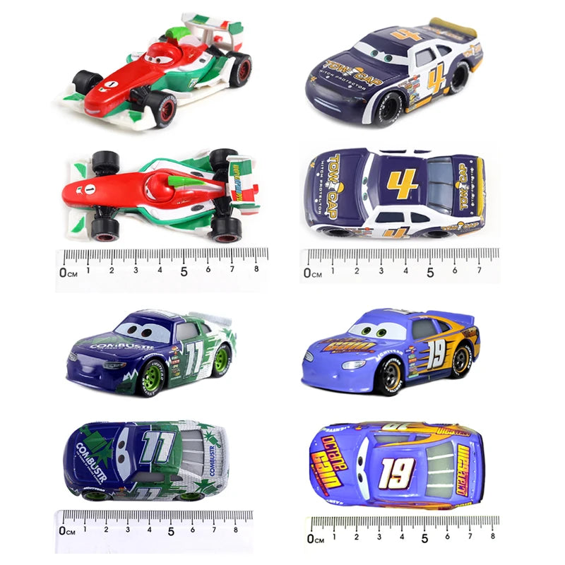 Disney Pixar Cars 2 Cappuccino 51 Cool Sister Cruz Ramirez Mater Jackson Cars 3 1:55 Alloy Metal Model Kids Toys Gifts