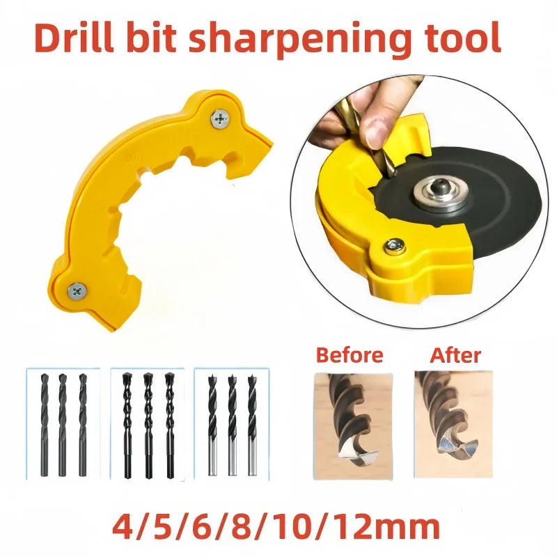 Multipurpose Drill Bit Grinding Sharpener Polishing Grinding Tool 125mm Angle Grinder Powered Tool Parts For 2-13mm Drill Bits
