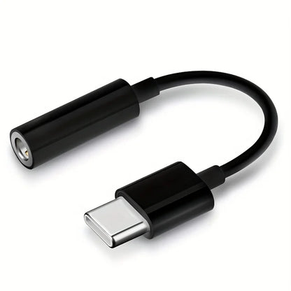 Tipo C Adaptador Aux para iPhone, Cabo de áudio para Huawei, Xiaomi, Redmi, POCO, Samsung, 3,5mm a 8Pin, 3, 5 Jack, 3,5mm