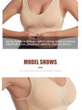 S-7XL Plus Size Grid Air Holes Bra sports without underwire Women's Underwear Shock-proof Yoga Running Brassiere Hollow out Vest