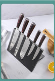 Magnetic Knife Block MDF Board Tableware Organizer Knives Holder Kitchen Accessories Storage