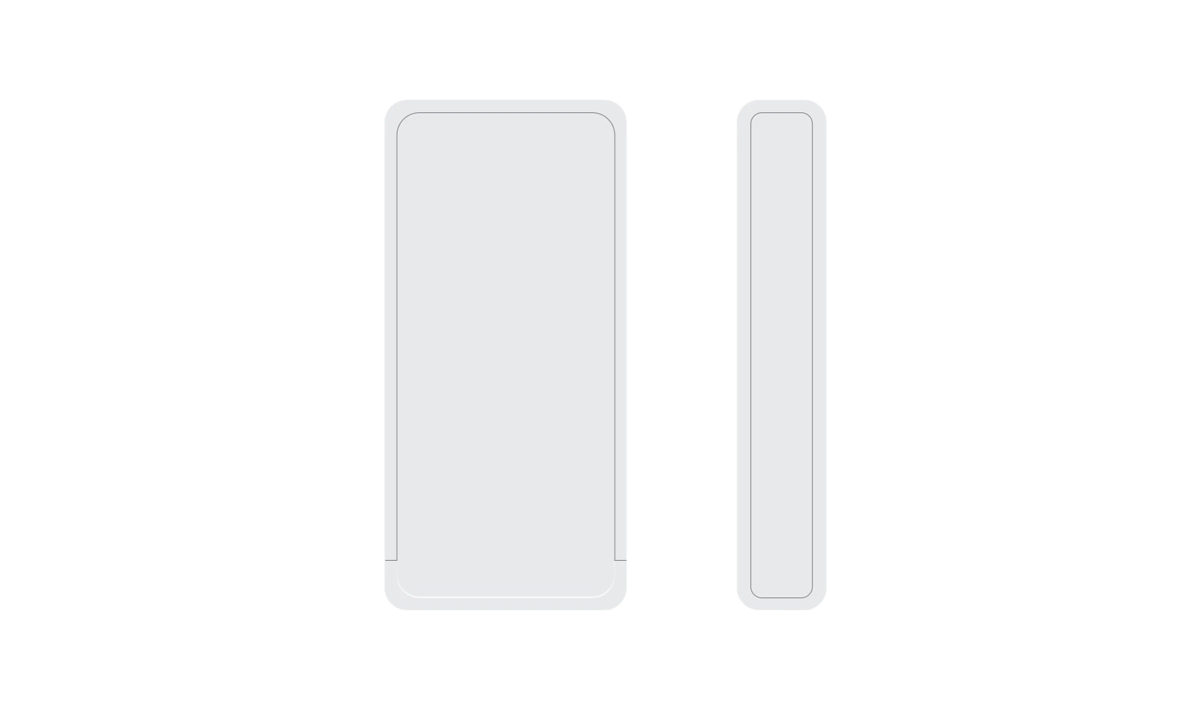 GIRIER Smart Door and Window Sensor ZigBee 3.0 Wireless Contact Detector for Smart Home Security Works with Home Assistant MQTT