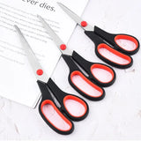 3 tijeras de acero inoxidable para estudiantes, tijeras de papelería para el hogar, tijeras multifuncionales de sastre para oficina, corte manual, nuevas