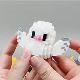 Parrot Micro Building Blocks Bird Cockatiel Budgerigar DIY Assembled Pigeon Macaw 3D Model Mini Brick Figures Toys For Kids