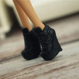 High Heels Boots for Female Dolls, Quality 1/6 Doll Shoes, Super Model 30cm Figure Doll Sandals, Slippers, Original Doll Shoes